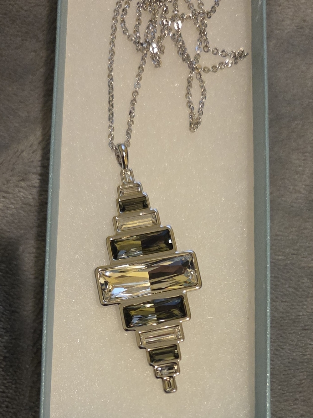 Touchstone Crystal By Swarovski, Long Pendant